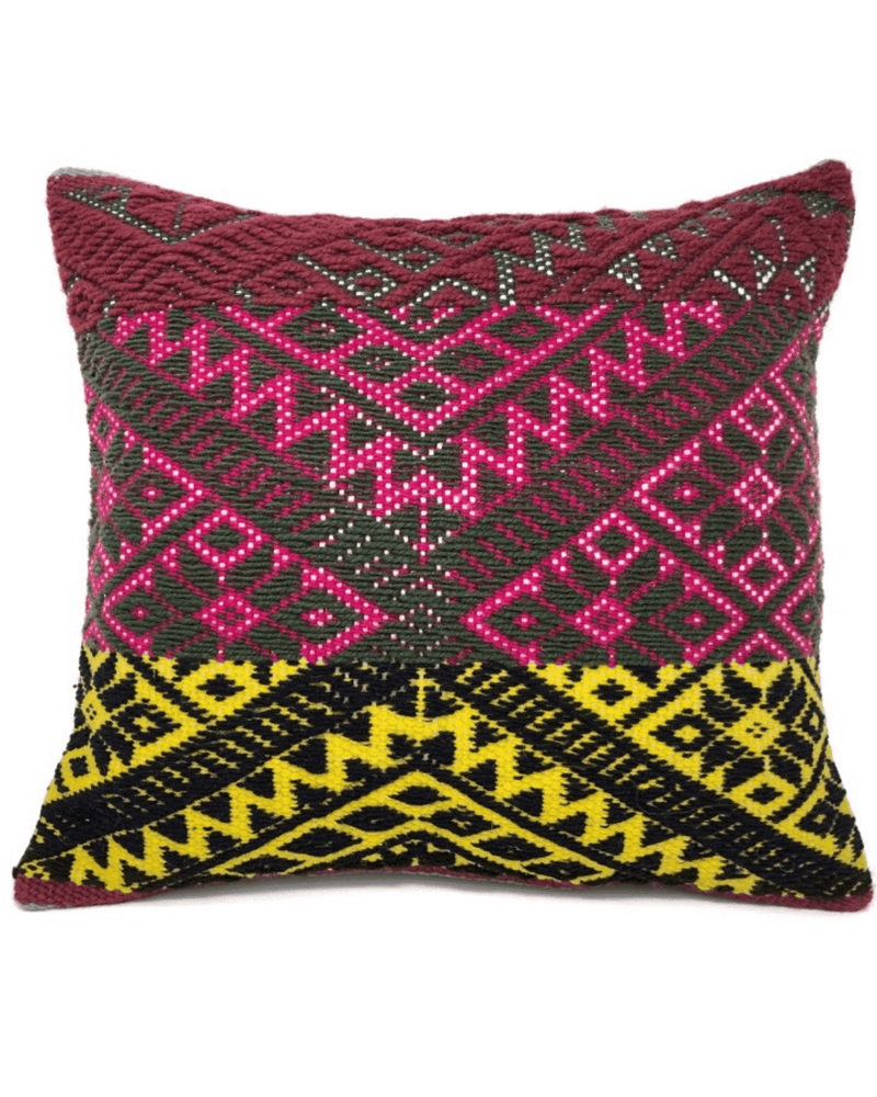 Qori Handwoven Pillow Cushion Cover-Peruvian Nuna