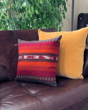 Sacha Handwoven Cushion Cover-Peruvian Nuna