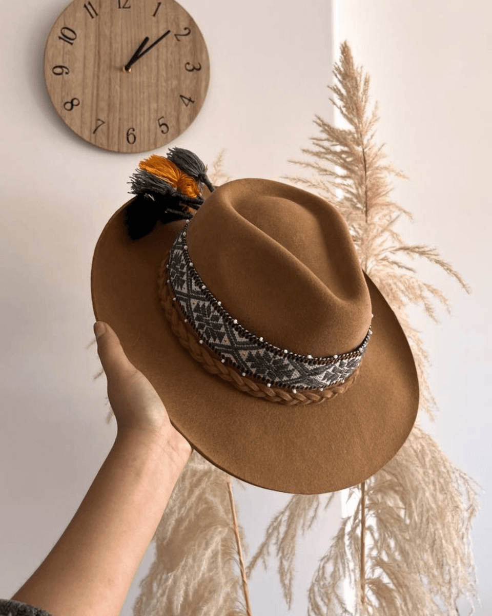 Camel Western Hat - Large – Peruvian Nuna display picture 2