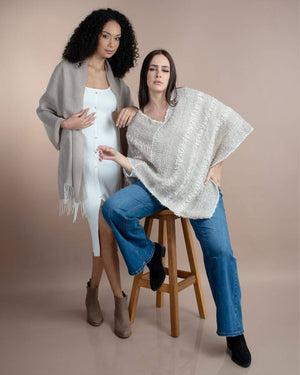 Yanaymi Handwoven Alpaca Wool Poncho