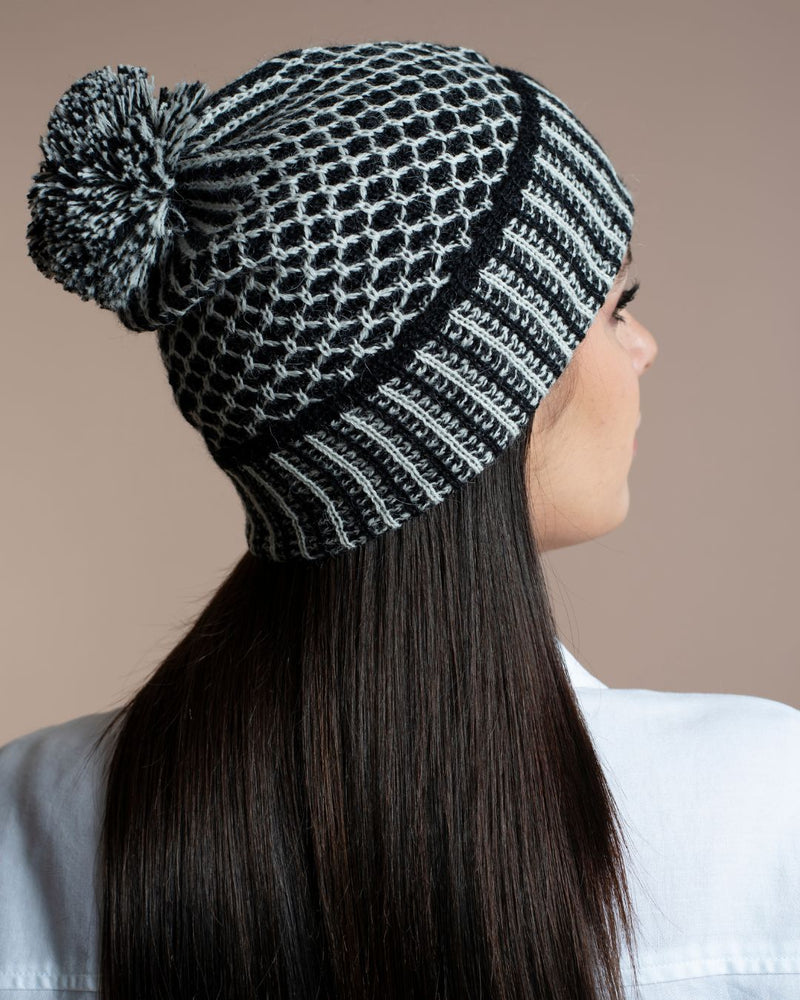 Chapeau d'hiver en laine d'alpaga bébé Pacha