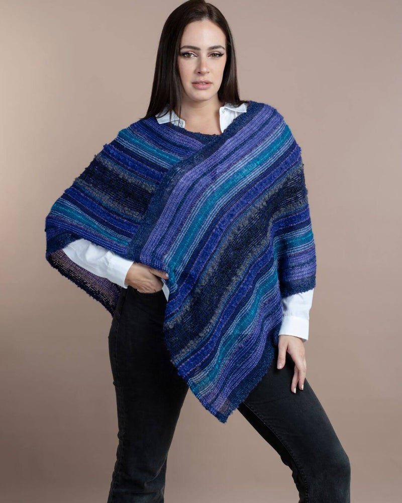 Yanaymi Handwoven Alpaca Wool Poncho