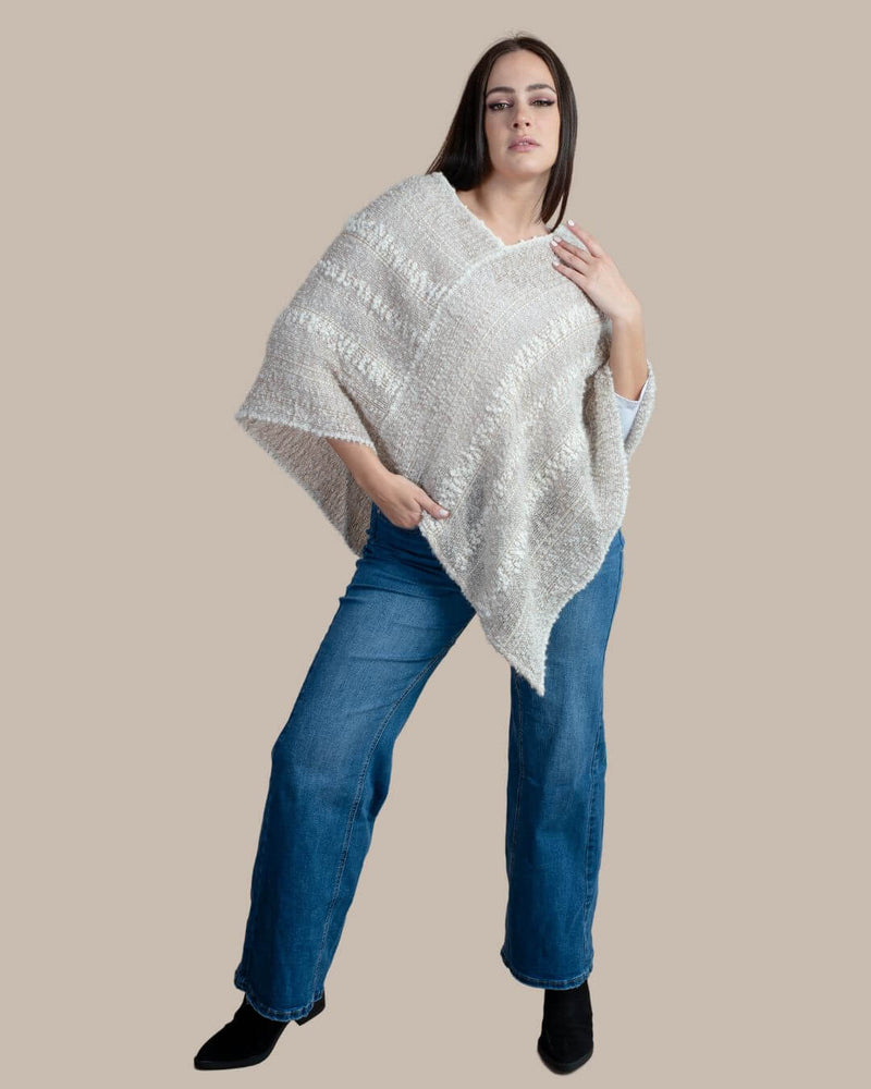 Yanaymi Handwoven Alpaca Wool Poncho
