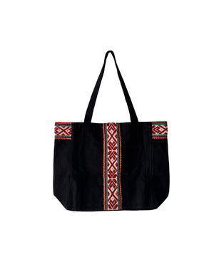 Peruvian Nuna Black Haku Tote Bag