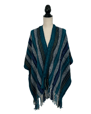 Peruvian Nuna Ponchos Kuska Open Poncho