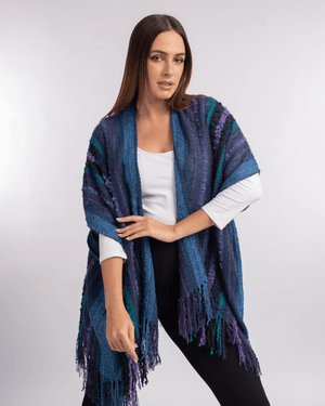 Peruvian Nuna Ponchos Kuska Open Poncho