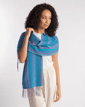 Asiri Alpaca Wool & Silk Scarf – Peruvian Nuna