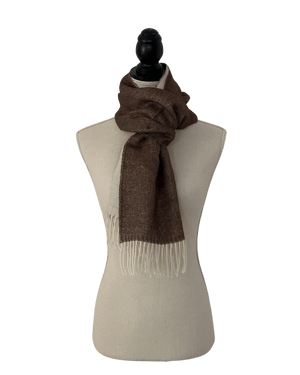 Peruvian Nuna Scarves Sand Runa Reversible Alpaca Scarf