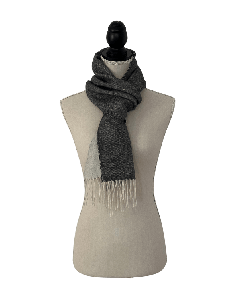 Peruvian Nuna Scarves Stone Runa Reversible Alpaca Scarf