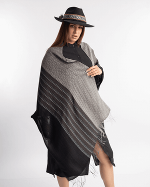 Peruvian Nuna Shawls Urma Alpaca Wool & Silk Shawl