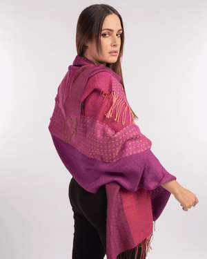 Peruvian Nuna Shawls Urma Alpaca Wool & Silk Shawl