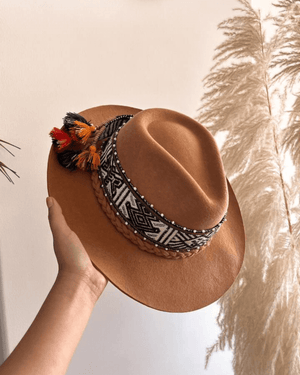 Peruvian Nuna Camel Western Hat - Size 56"