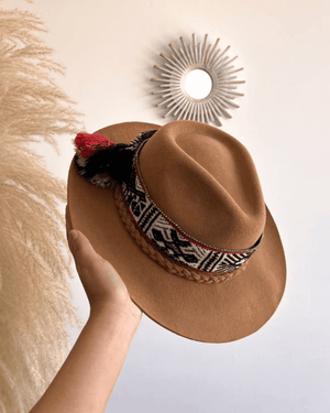 Peruvian Nuna Camel Western Hat - Size 56"