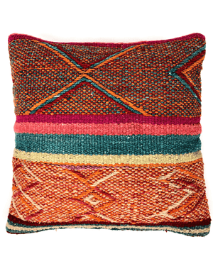 Chikan Handwoven Peruvian Cushion Pillow Cover-Peruvian Nuna