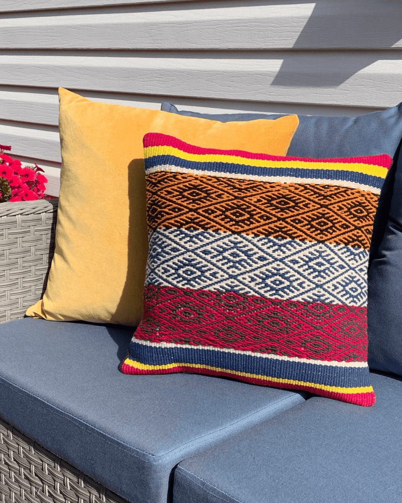 Munay Handwoven Cushion Cover-Peruvian Nuna