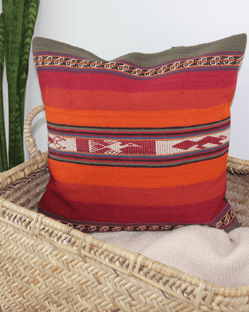 Sacha Handwoven Cushion Cover-Peruvian Nuna