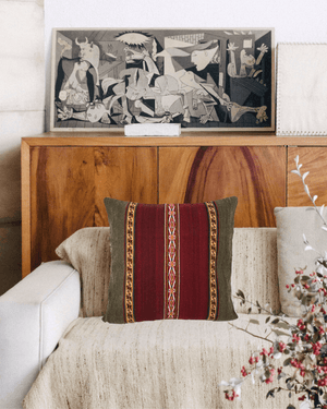 Suyai Handwoven Pillow Cushion Cover-Peruvian Nuna