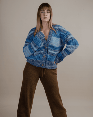 Peruvian Nuna Kumya Alpaca Cardigan Sweater