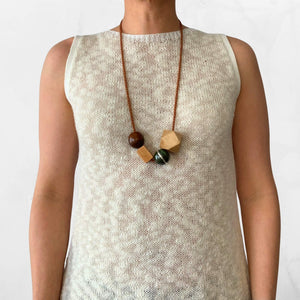 Peruvian Nuna Necklace Tawa 4 Statement Necklace