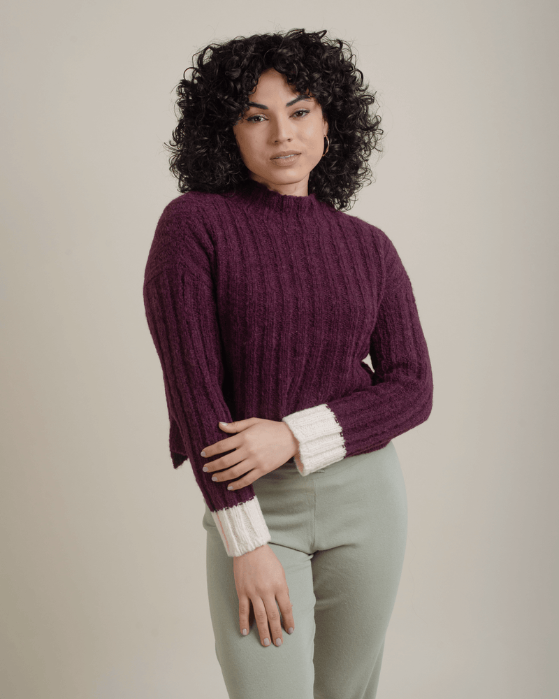 Peruvian Nuna Puka Alpaca Sweater