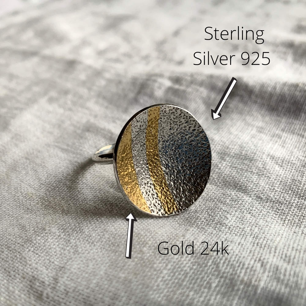 Peruvian Nuna Ring Tinku Statement Ring