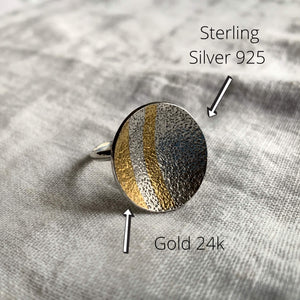 Peruvian Nuna Ring Tinku Statement Ring