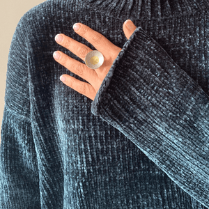 Peruvian Nuna Ring Tinku Statement Ring