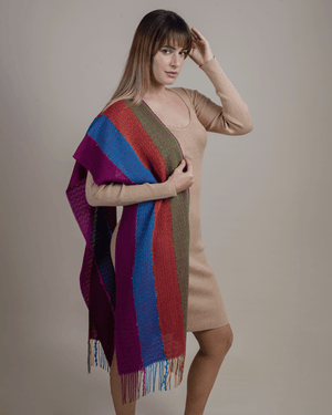 Asiri Alpaca Wool & Silk Scarf – Peruvian Nuna