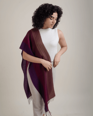 Peruvian Nuna Scarves Asiri Alpaca Wool & Silk Scarf