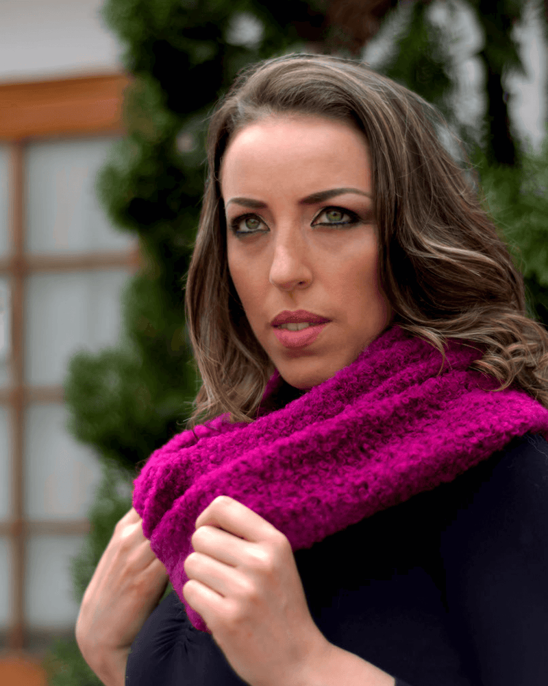 Poma Infinity Alpaca Wool Scarf-Peruvian Nuna