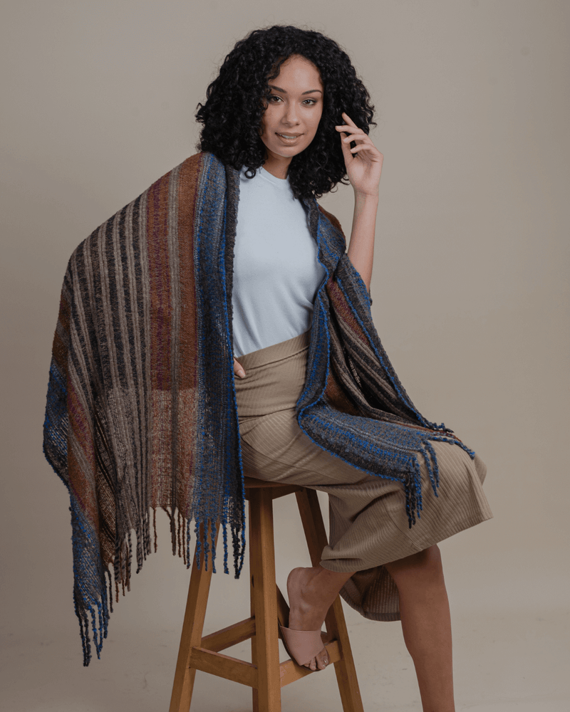 Asiri Alpaca Wool & Silk Scarf – Peruvian Nuna