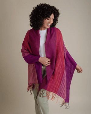Peruvian Nuna Shawls Urma Alpaca Wool & Silk Shawl
