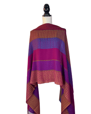 Urma Alpaca Wool & Silk Shawl-Peruvian Nuna
