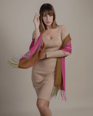 Peruvian Nuna Shawls Urma Alpaca Wool & Silk Shawl