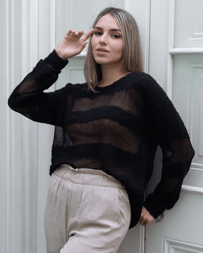 Peruvian Nuna Sweater Yuriana Knit Sweater