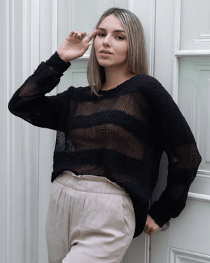 Peruvian Nuna Sweater Yuriana Knit Sweater