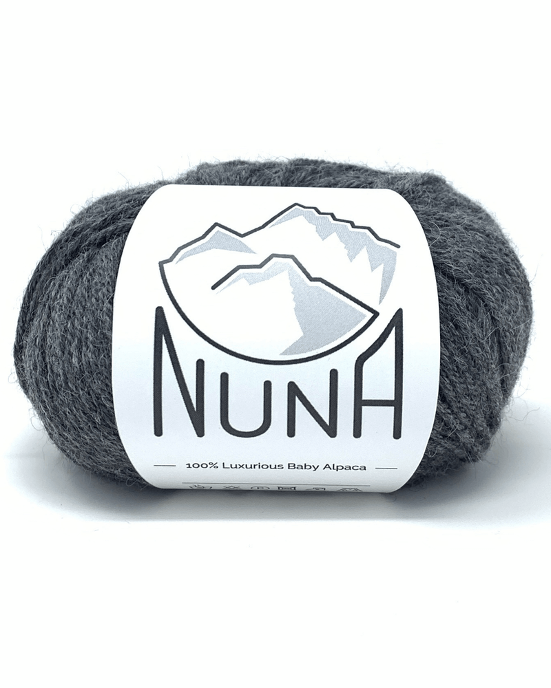 Peruvian Nuna Yarn Sami DK - Solid Dark Gray